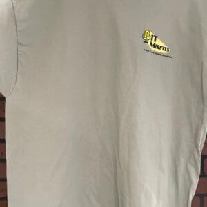 A t-shirt with the words " eat happy " on it.