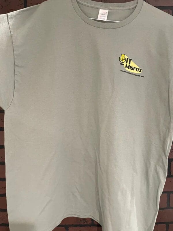 A t-shirt with the words " eat happy " on it.